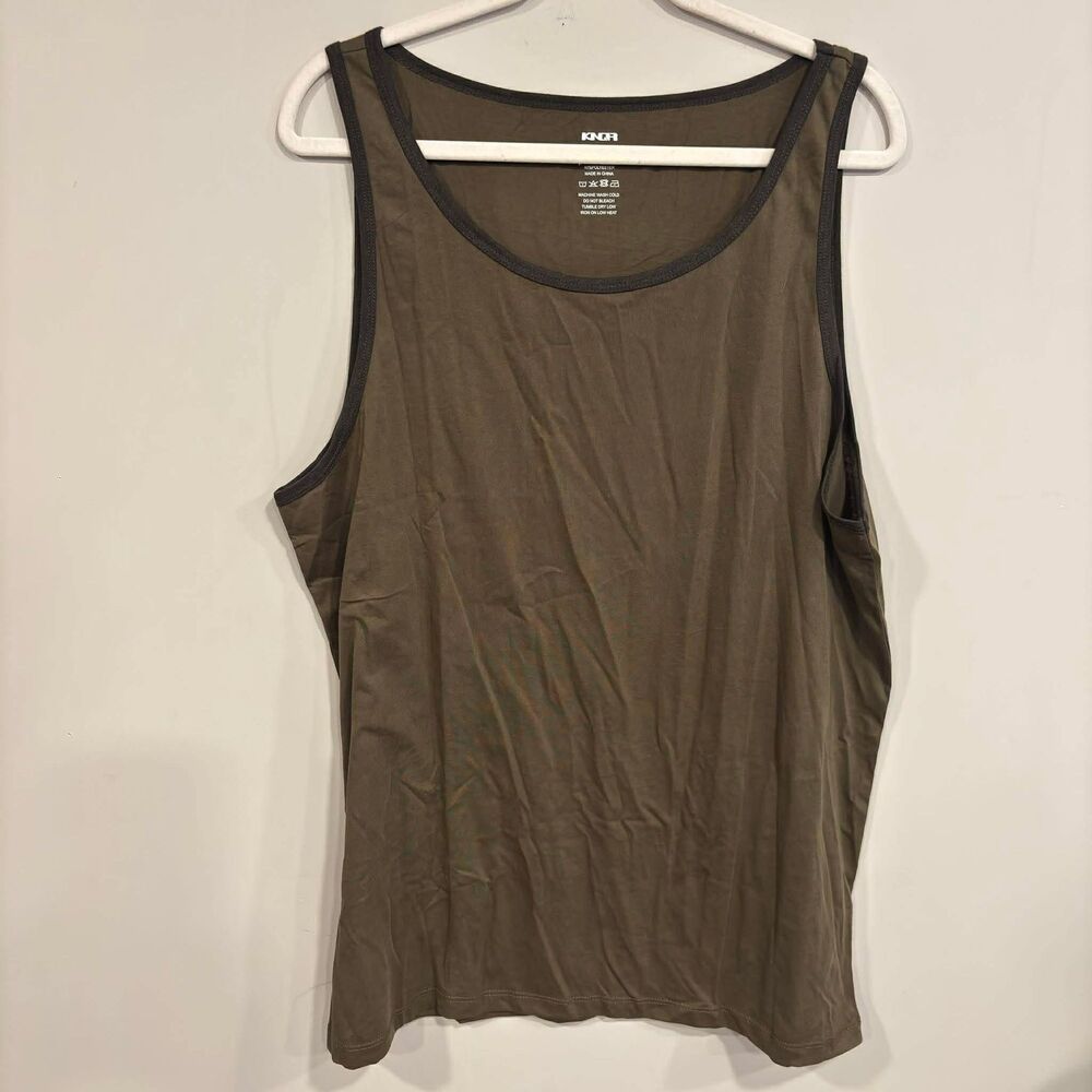 Mens Tank Top XL Casual Retro Slim Fit Workout Gym Muscle Running Sleeveless